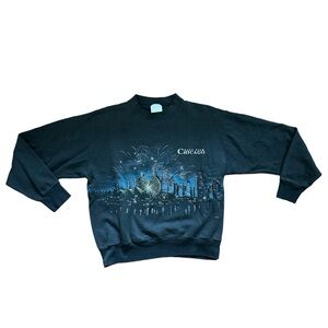 Vintage 90s Chicago Navy Pier Sweatshirt see measurements
